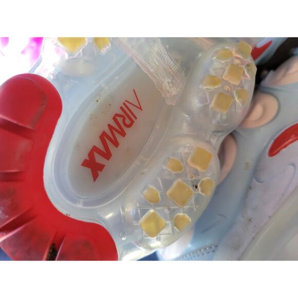 Nike Air Vapormax Plus Running Shoes White / Blue / Red Sz 8.5 CW6974 100 - Picture 5 of 8